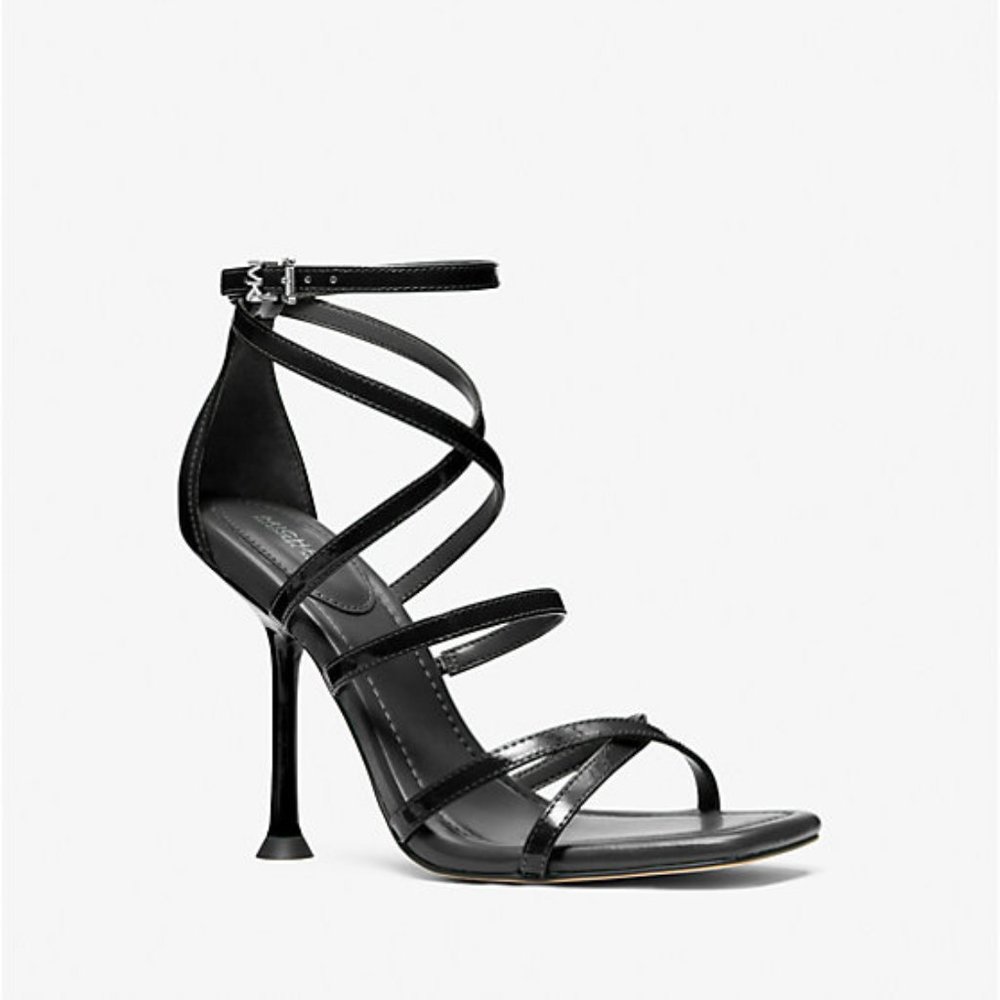 Michael Kors Imani Patent Leather Strappy Dress Sandals
